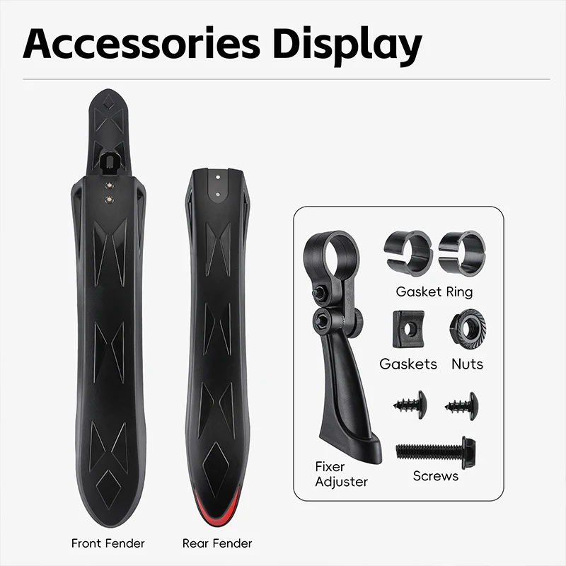 _ 2 шт. набор брызговиков для велосипеда Quick lnstallation брызговик 26-27 5 lnch велосипед