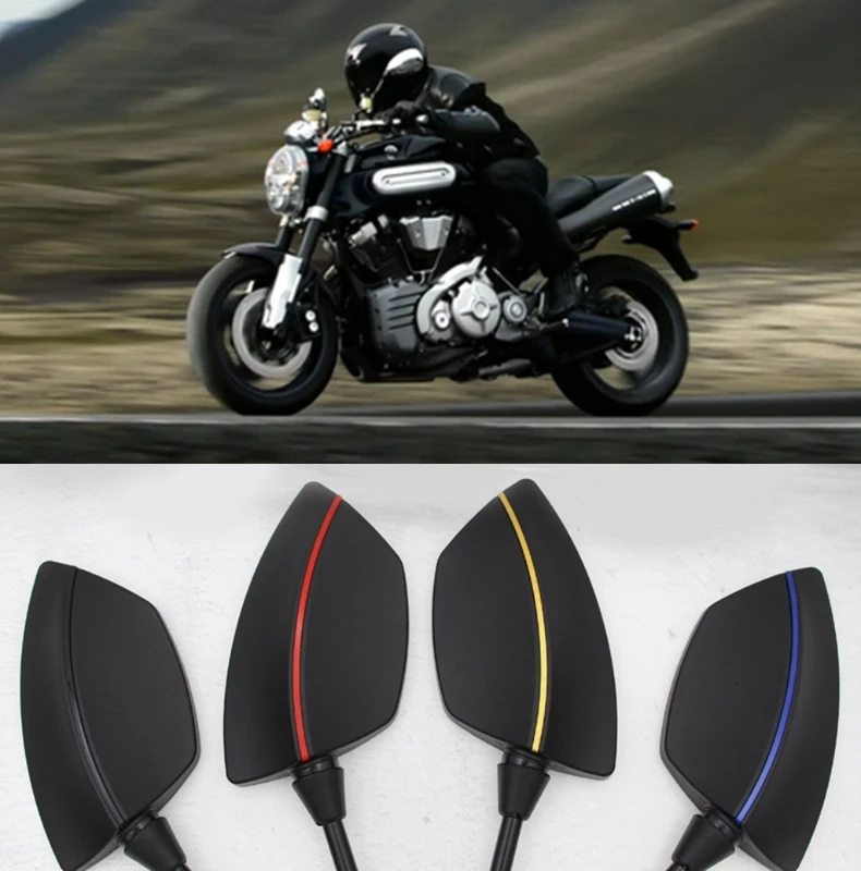 

1 Pair Motorbike Rear View Mirror Scooter Handlebar Rearview Mirror Motorcycle Modification Rear Mirror GTWS