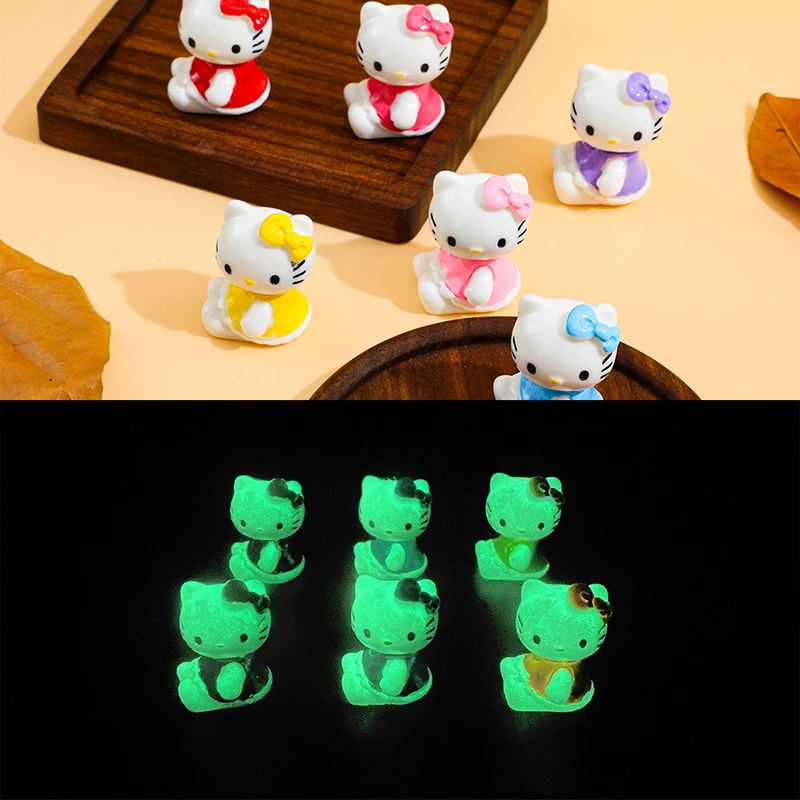 Микро-ландшафтное украшение MINISO светящаяся фигурка Hello Kitty