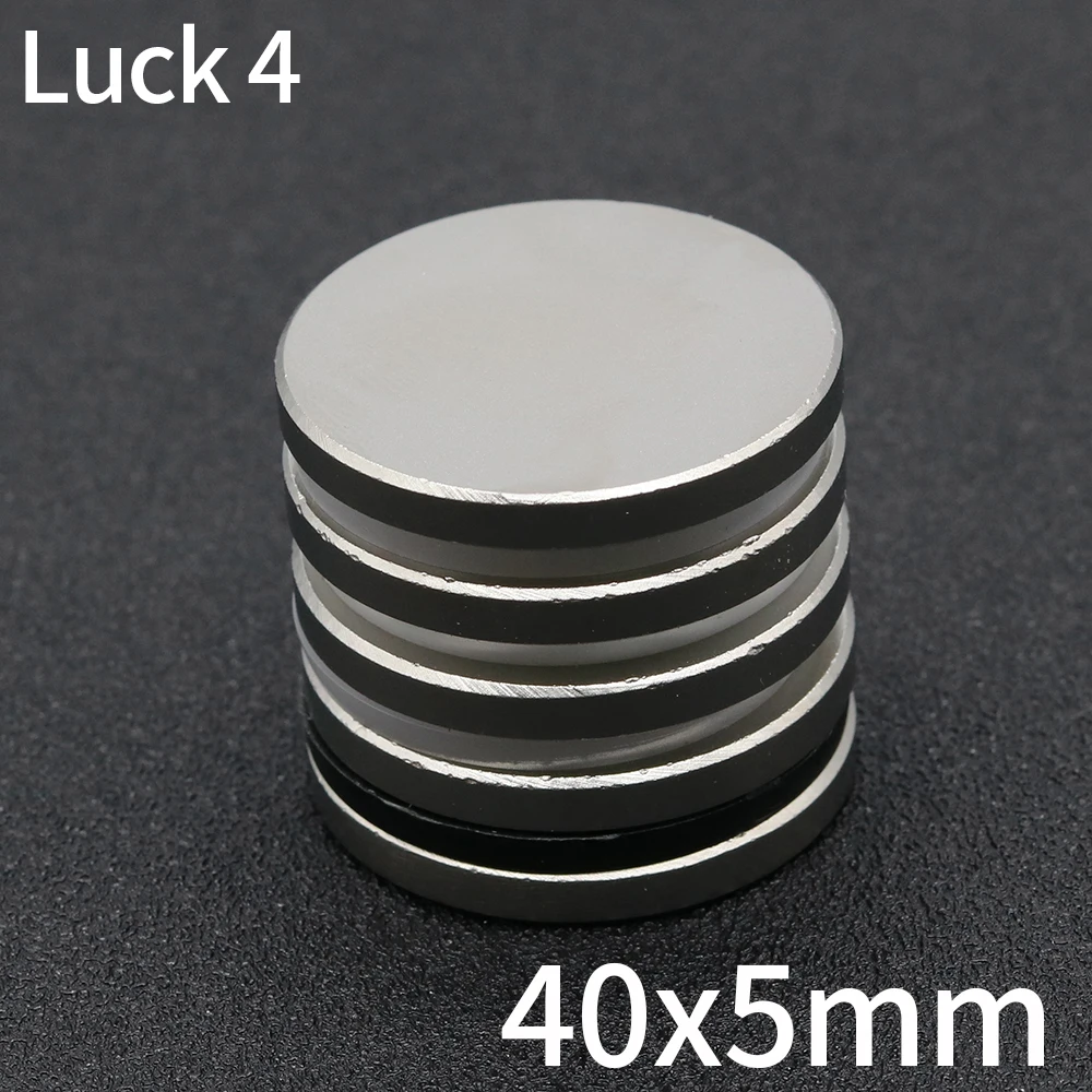 

1/2/5/10Pcs Round Magnet 40x5 Neodymium Magnet N35 40mm x 5mm Permanent NdFeB Super Strong Powerful Magnets imans