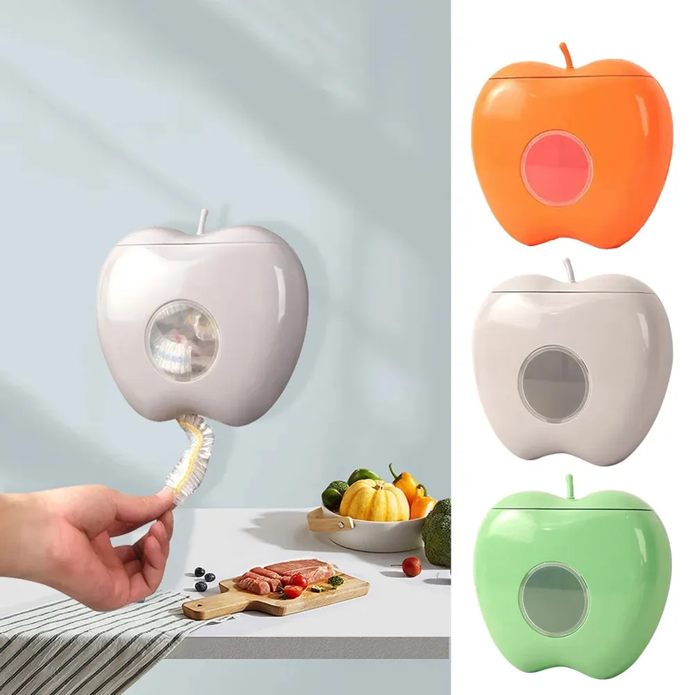 

New Plastic Wrap Storage Box Cling Film Organization Wall-mounted Dustproof Box Food Cover Plastic Wrap Rack For Kitchen Storage