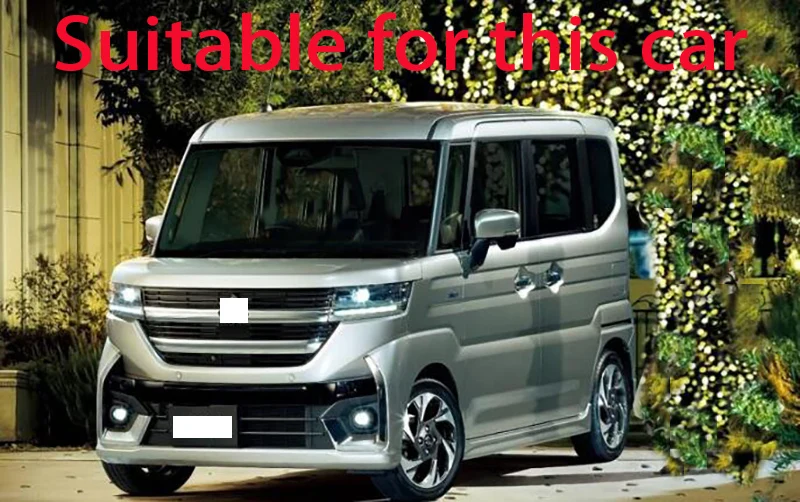 Для Suzuki Spacia Custom MK54S MK94S 2024 2025 ABS хромированная дверная ручка с умным отверстием для