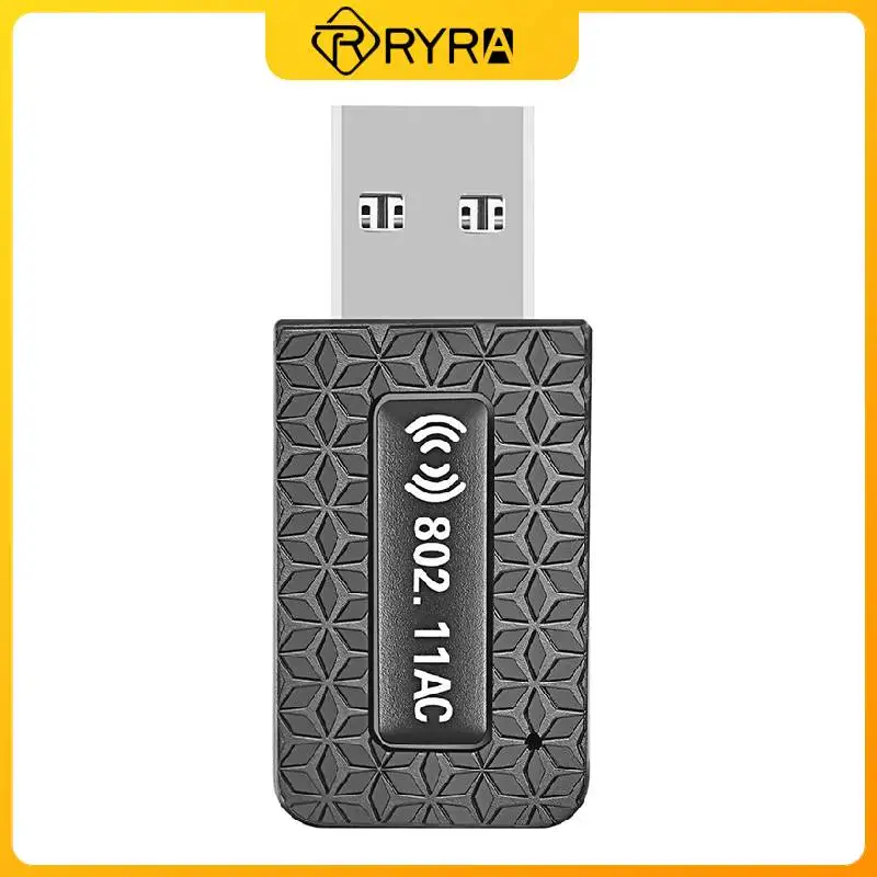 

RYRA 5Ghz WiFi Adapter USB 3.0 Long Range WiFi Antenna Ethernet Adapter Wi Fi Dongle For PC Laptop 1200M Receiver Network Card