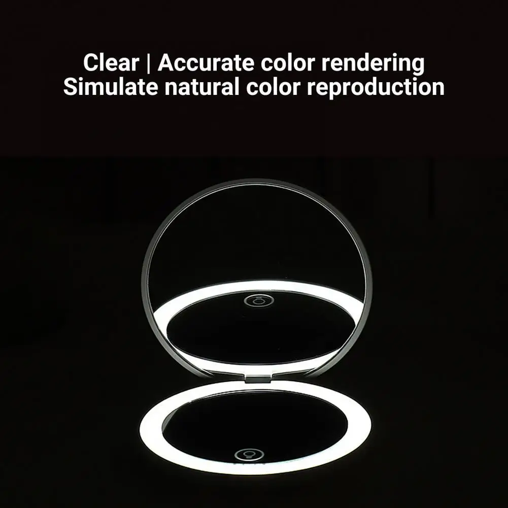 

LED Makeup Mirror High-quality Stepless Adjustment Compact for Women LED Vanity Mirror LED Vanity Mirror