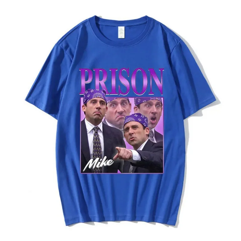 Повседневная Хлопковая мужская футболка с принтом майка Скотта коротким рукавом