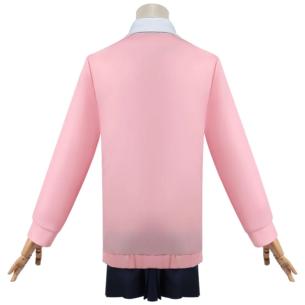 Аниме Dan Dadan Momo Ayase Косплей Костюм Платье Юбка Школьная форма Серьги Колье