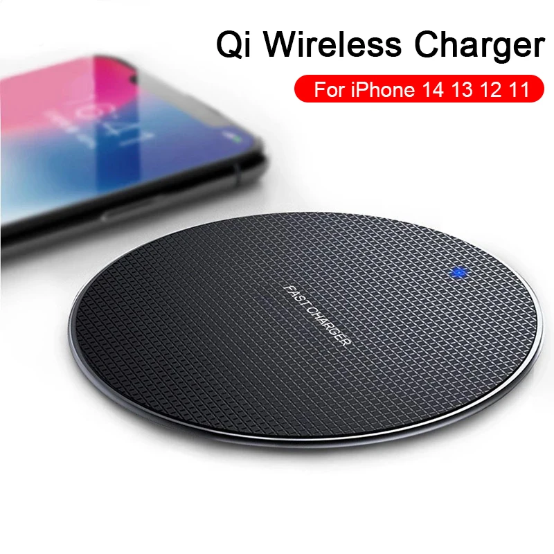 

15W Qi Wireless Charger For Samsung S22 S21 S20 Fast Charging Pad For iPhone 14 13 12 11 Pro Max Xs XR X 7 8 Wireless Chargers