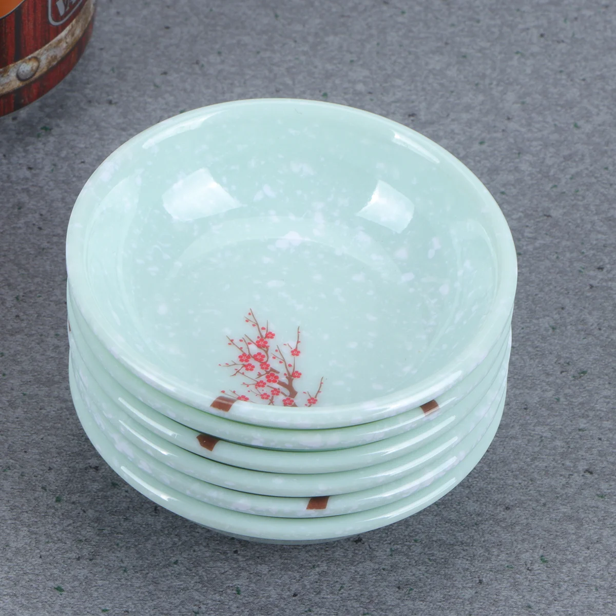 

Dish Sauce Bowls Dipping Bowl Mini Soy Plates Condiment Melamine Dishes Small Sushi Seasoning Appetizer Plate Container Serving