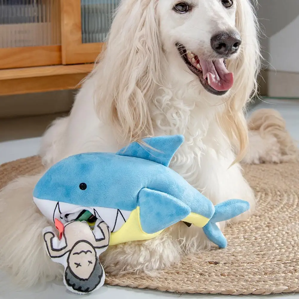 

Bite Resistant Lightweight Relieving-stress Dog Squeaky Toy Pet Stuffed Doll for Household