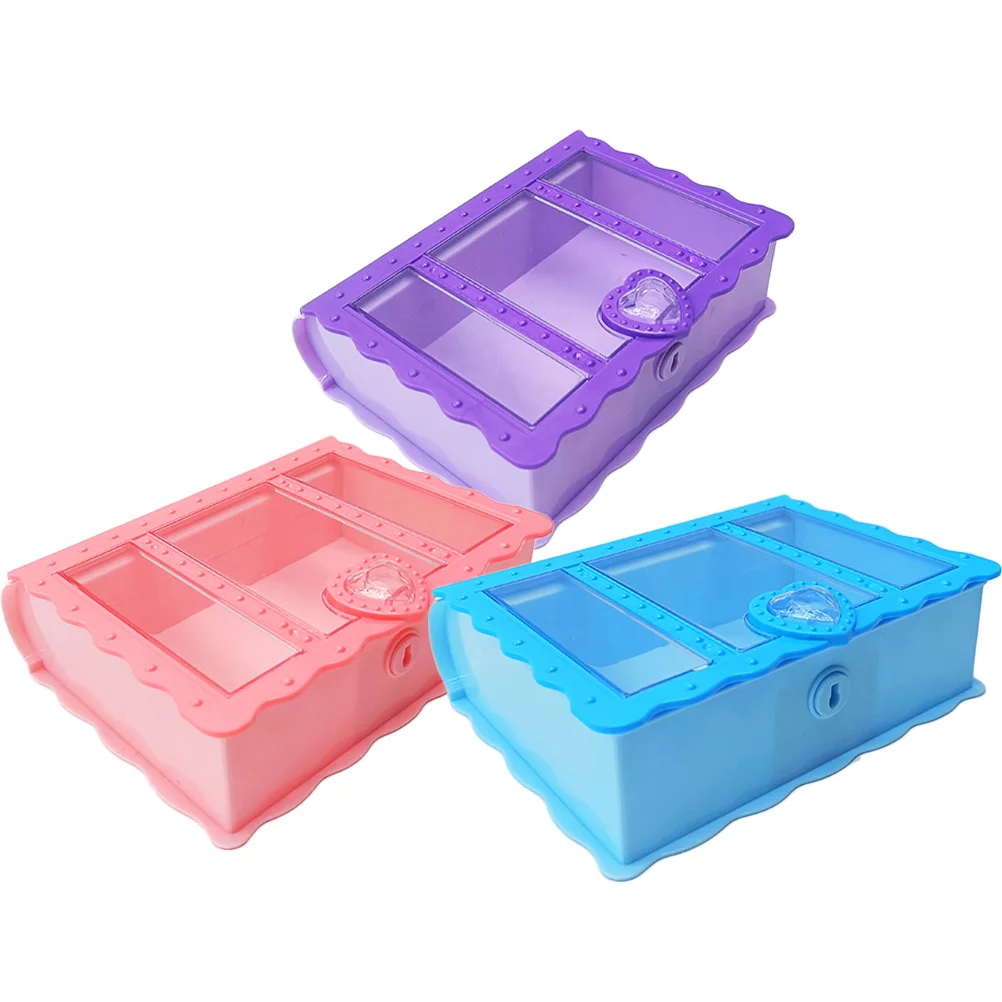 

Box Storage Book Treasurecandy Decorativebag Large Jewelry Lock Organizer Keepsake Gift Case Wooden Boxes Trinket Stationery