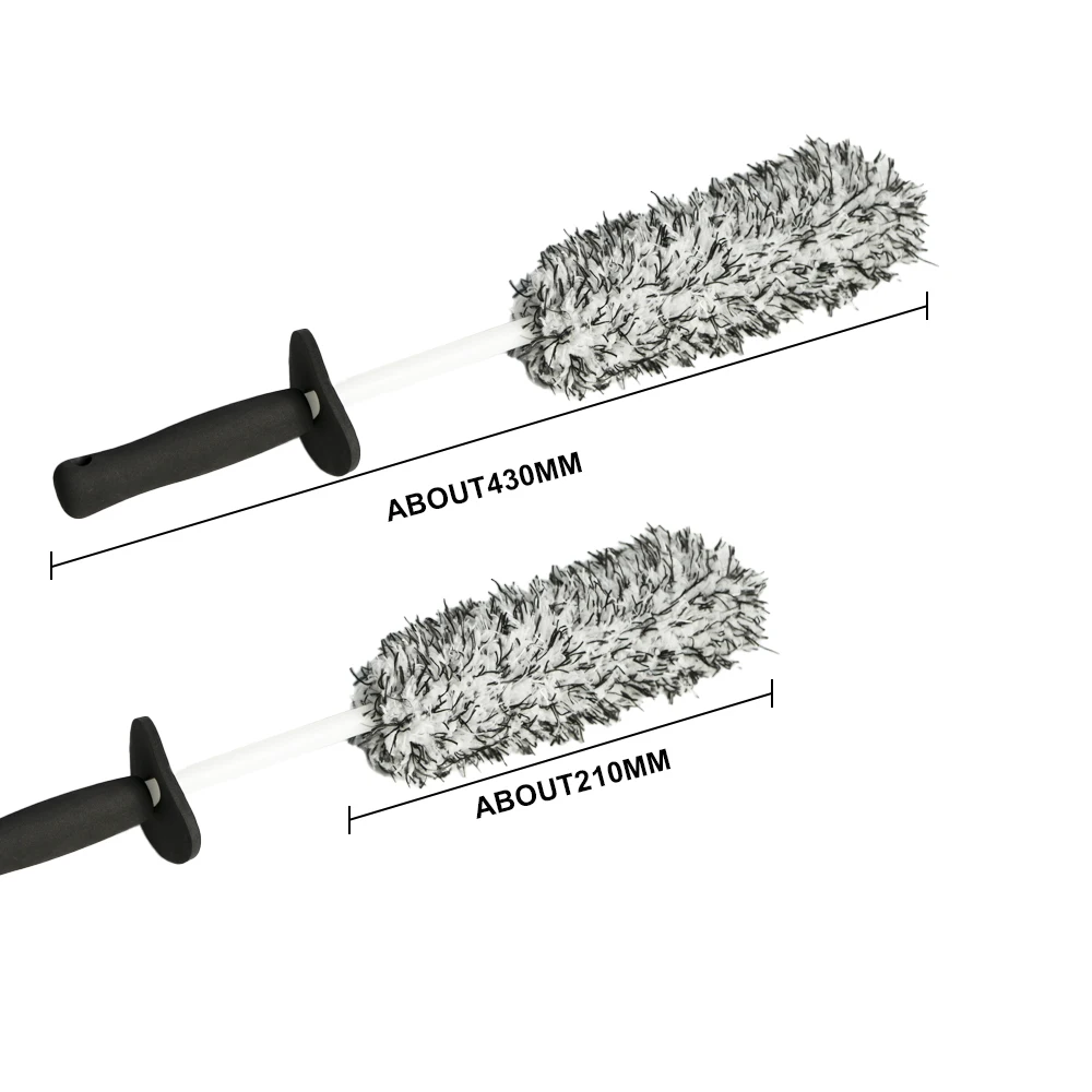 Щетка для чистки автомобиля щетка с нескользящей ручкой колесных дисков и спиц