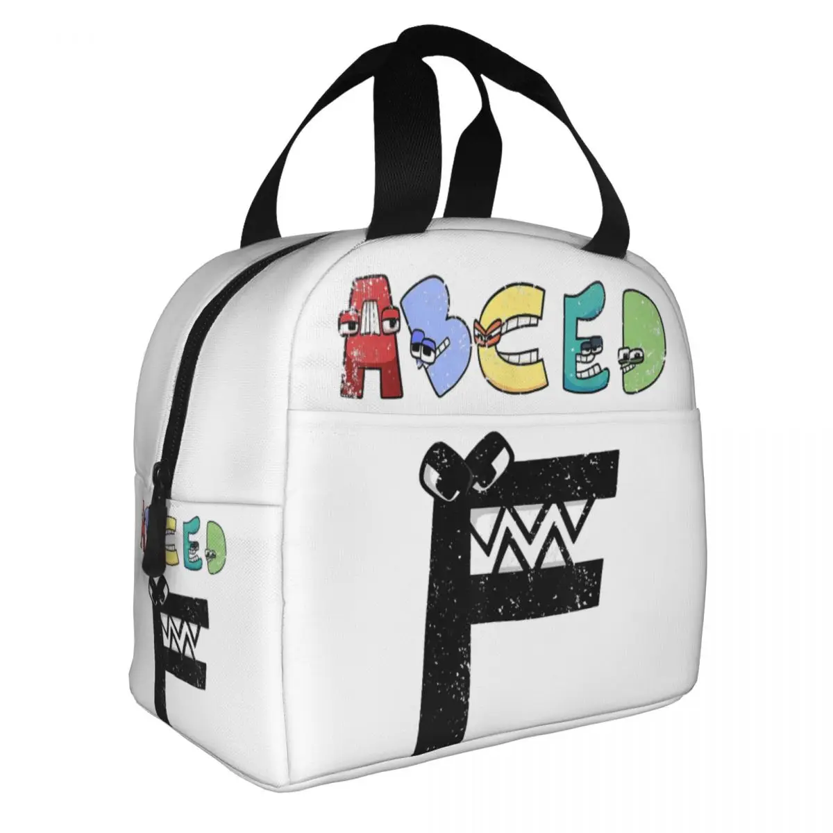 

Alphabet Lore F Abc Letter Insulated Lunch Bag Large Christmas Birthday Gamer Thermal Bag Tote Lunch Box Outdoor Bento Pouch