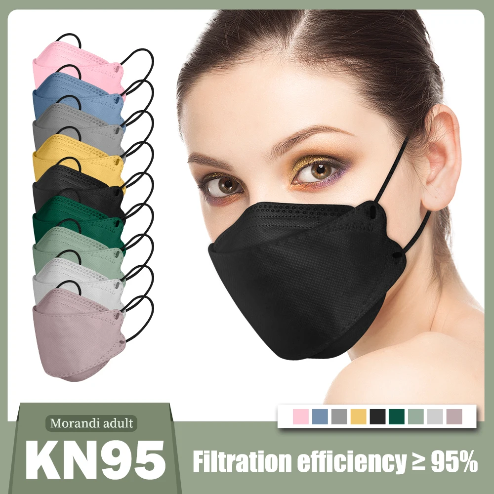 

colored ffp2 masks fpp2 masks 4 Layers kn95 mask Korean ffpp2 mask Black mask ffp2 adult masks security protection mascara kn95