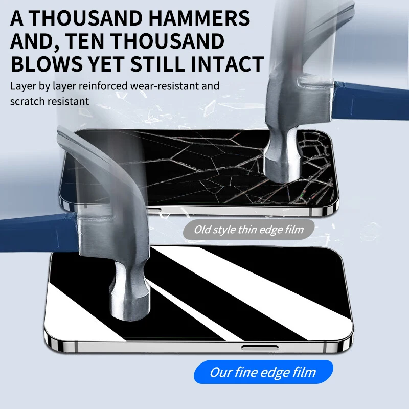 3PCS Full Cover Tempered Glass on For iphone 14 13 12 11 Pro Max Screen Protector Protective Glass On X XR XS Max 7 8 Plus Glass