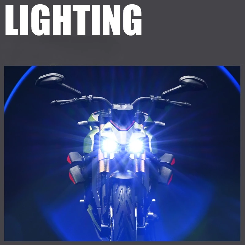 Фото Модель мотоцикла Ducati V4S из сплава, масштаб 1:12, имитационная модель, игрушка, подарок на день рождения, коллекционная миниатюра, декор для дома №5