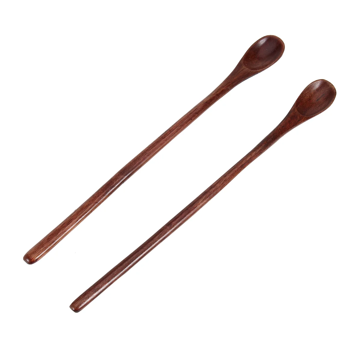 

2PCS Spoons Kitchen Utensil Set Coffee Spoon Tablespoons Tea Spoon Round Handle Spoon
