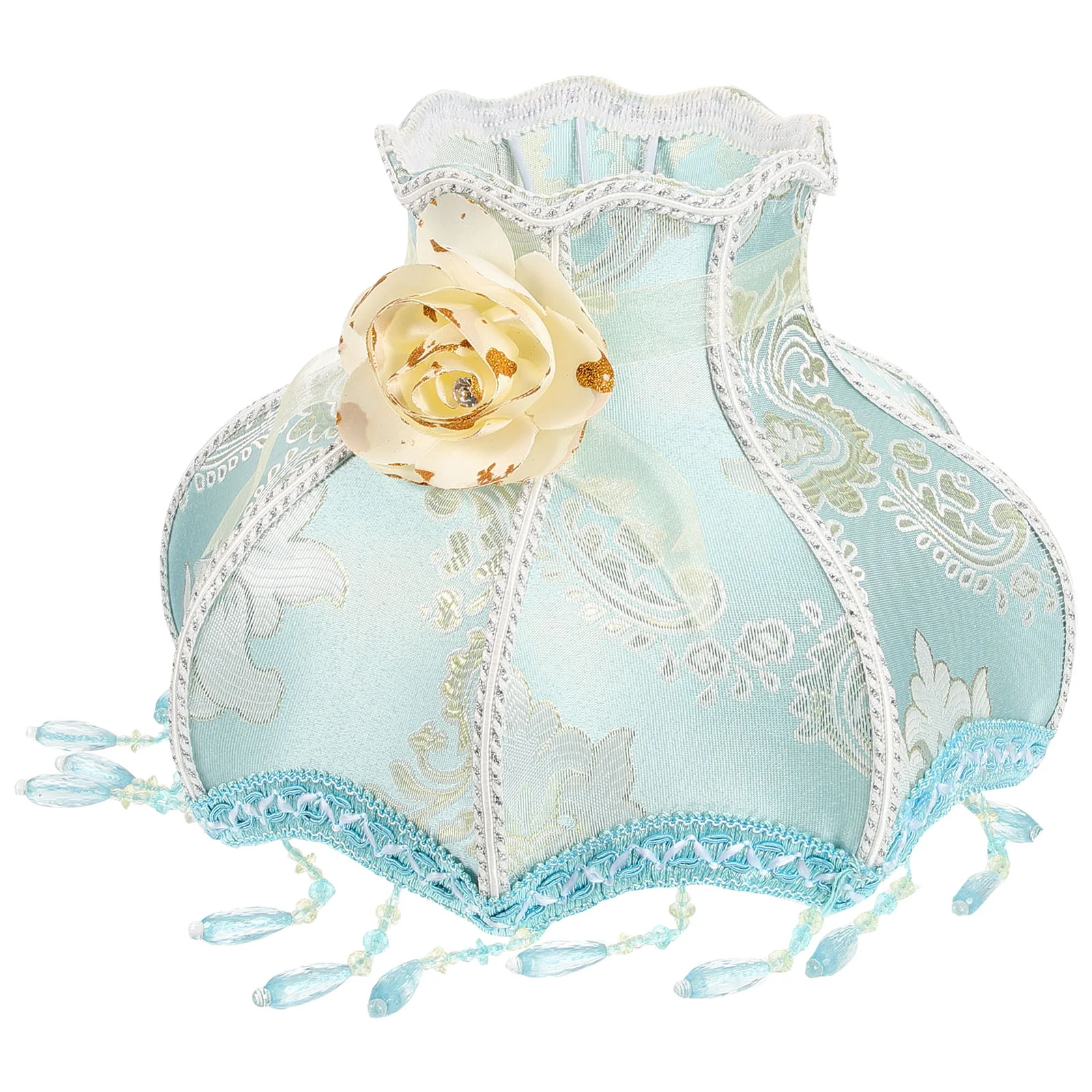 

Table Lamp Shade Scallop Lampshade Fringe Shades Lampshades Hotel Delicate Unique Replacement Western