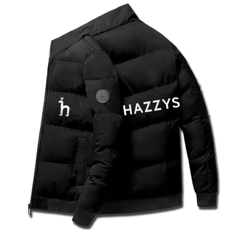 

Autumn Winter 2023 Fashion HAZZYS Casual Warm Hooded Jacket Waterproof Wind proof Breathable Jacket Casual High quality coat