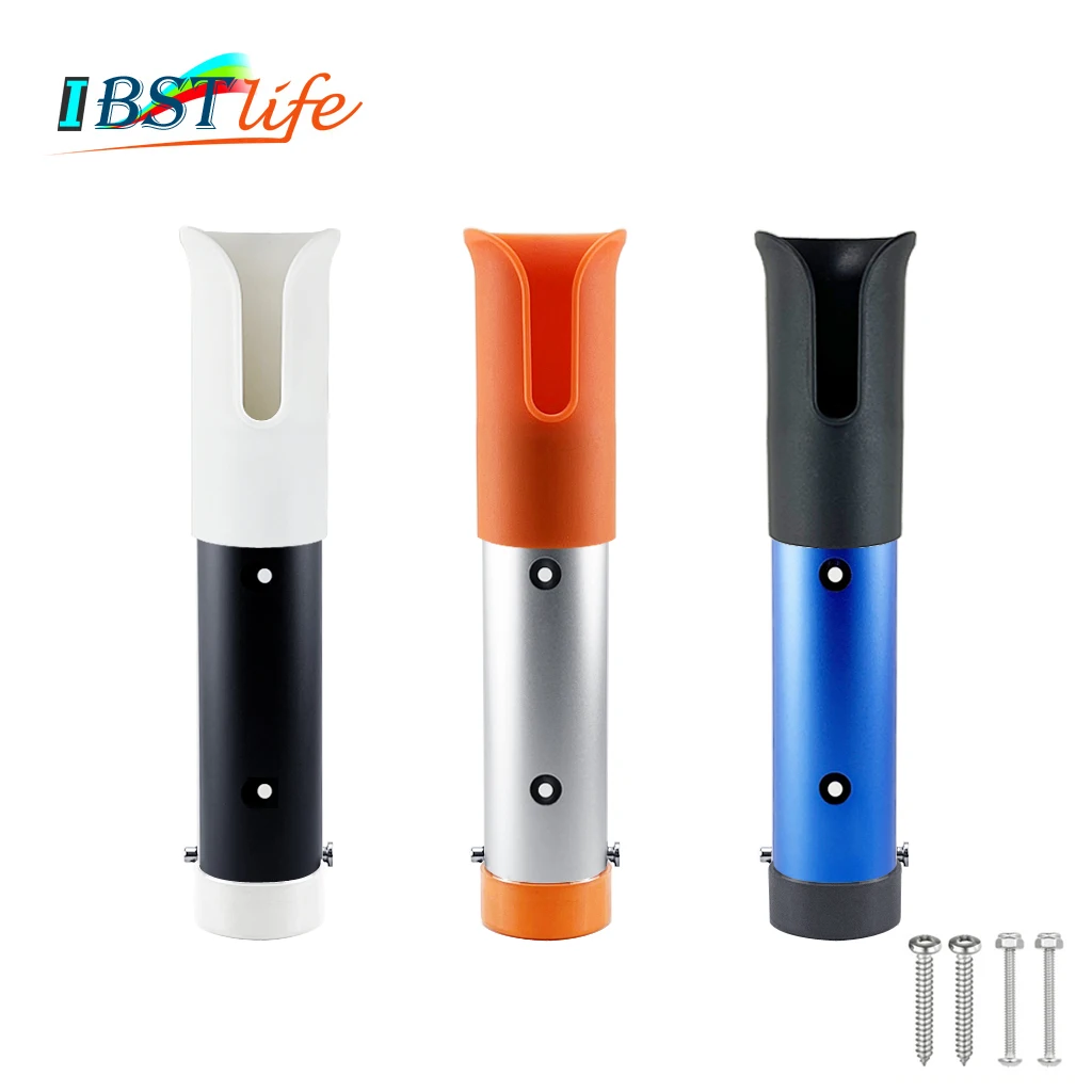 

Aluminum Alloy and Propene Polymer Boat Fishing Rod Rack Holder Portable Pole Tube Mount Bracket Socket Rack Accessories