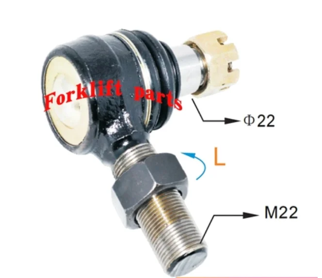Детали для вилочного погрузчика, наконечники тяги, наконечник тяги, используемый для NICHIYU FB20/25/30-70/72/75 M22 * 22 LH с OEM 31230-02540