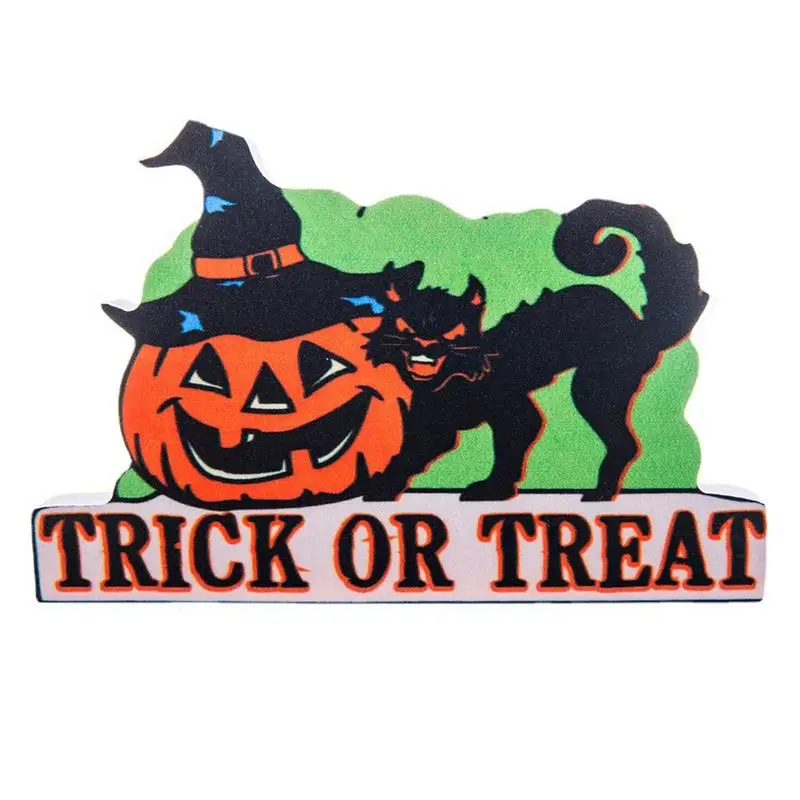 

Подвеска для розыгрыша или лечения, Настольная подвеска в виде кошки, тыквы, Настольная подвеска на Хэллоуин, подвеска для украшения дома и офиса