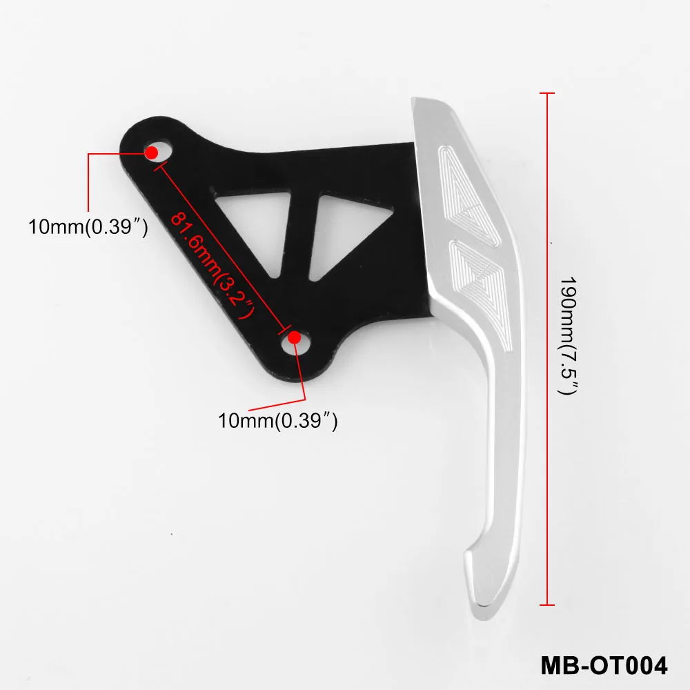 Алюминиевый мотоциклетный уличный кронштейн для крепления на сиденье пассажира