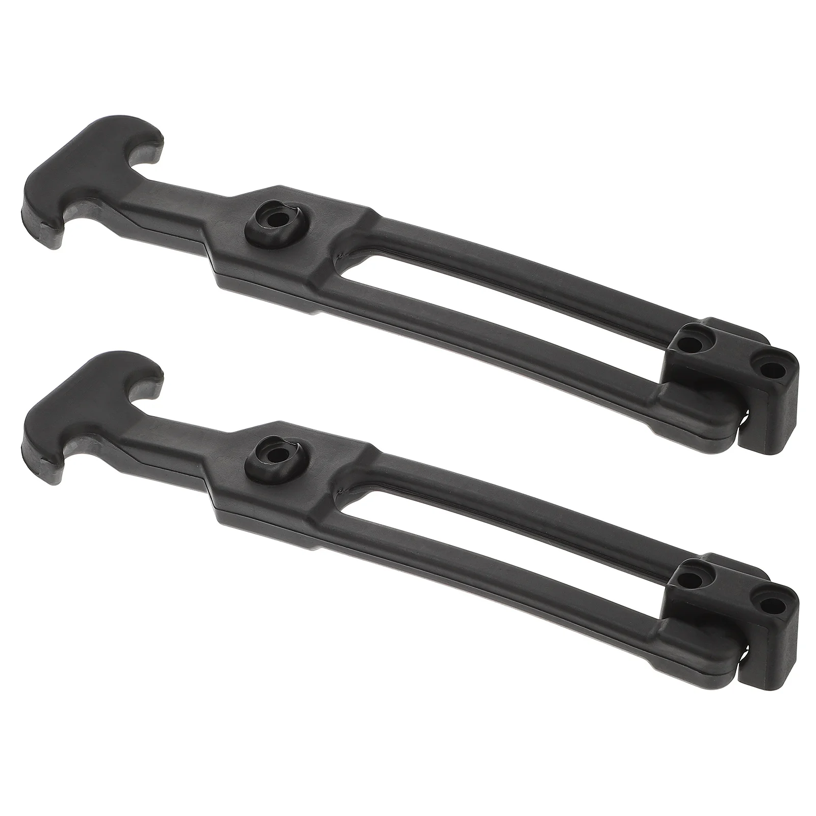 

2 Pcs T-handle Pull Rubber Hasp Stainless Steel Toolbox Latches Shock-proof Draw