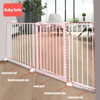Stairway guardrail child safety gate vertical baby gate fence fence pet isolation pet fence railing without perforation