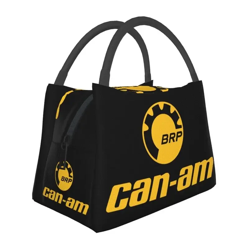 

Изолированные сумки для обеда Can Am для женщин, портативный кулер с логотипом BRP ATV, термальный пищевой Ланч-бокс для отдыха на открытом воздухе, кемпинга, путешествий