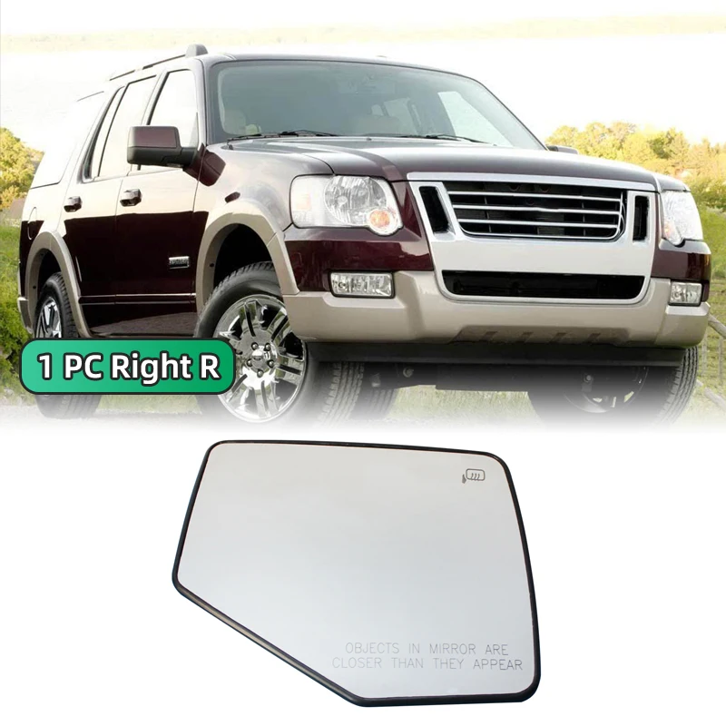 

Ford Explorer 2006-2010 Внешнее Боковое Зеркало Заднего Вида Стеклянная Линза С Нагревательным Элементом 6L2Z-17K707-E 6L2Z-1...