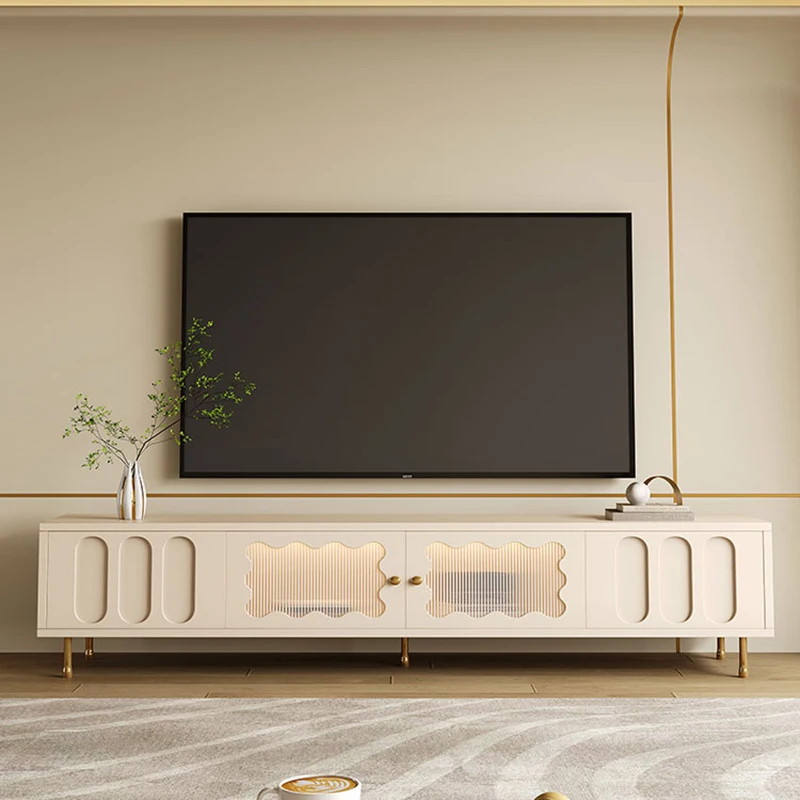 Настенные современные ТВ-стойки подставка для телевизора с белым фоном высотой