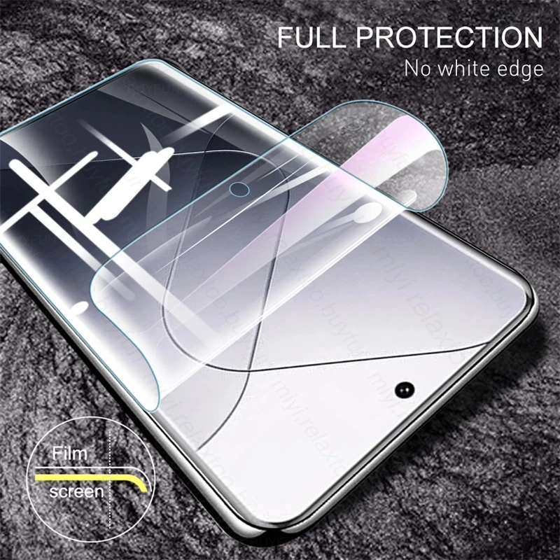 999D мягкая Гидрогелевая пленка для Xiaomi 14 Pro 5G 23116PN5BC 6 73 &quotстекло камеры Xiaomi14 Xiomi Mi14 Mi