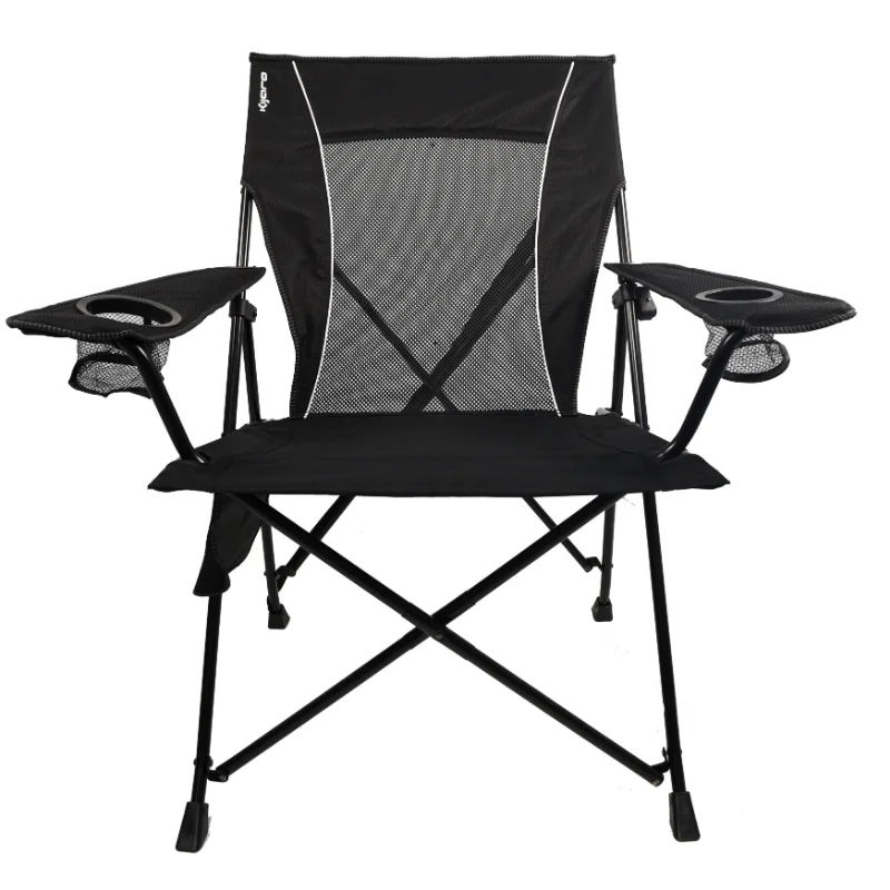 

Kijaro Camping Chair, Black camping chair portable chair outdoor beach chair foldable camping chair recliner