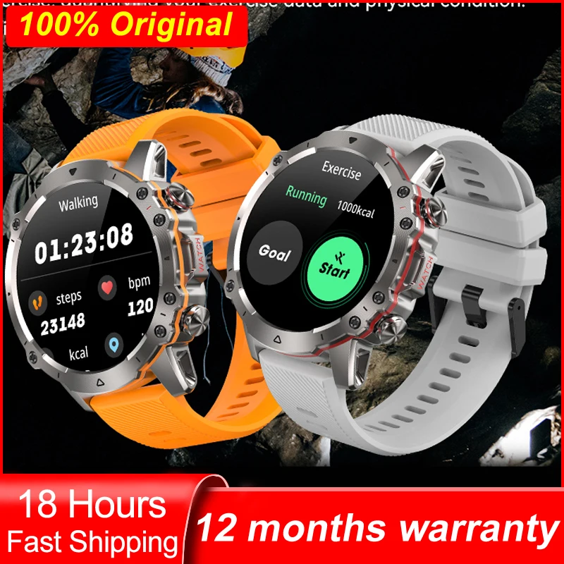 

Smart Watch AK56 Sports Modes 400mah Health Monitor BT Call 1.43 Inch HD 360*360 Heart Rate Smartwatch Men Women 2023 New