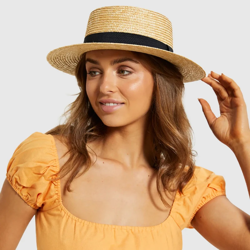 Женская летняя соломенная шляпа Wo модная повседневная пляжная ручной работы для