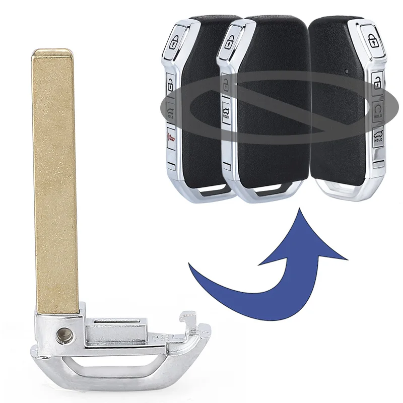 

KEYECU Rmote Key Blade только лезвие для Kia Soul EV Carnival Telluride K3 K5 Optima Rio Sorento Sportage Quoris Sedona Stinger