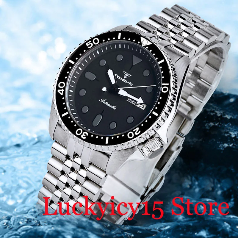 

Tandorio Diver 200M Waterproof 41MM NH36A Automatic Men Wristwatch Unidirectional Bezel Black Dial Luminous Sapphire Glass