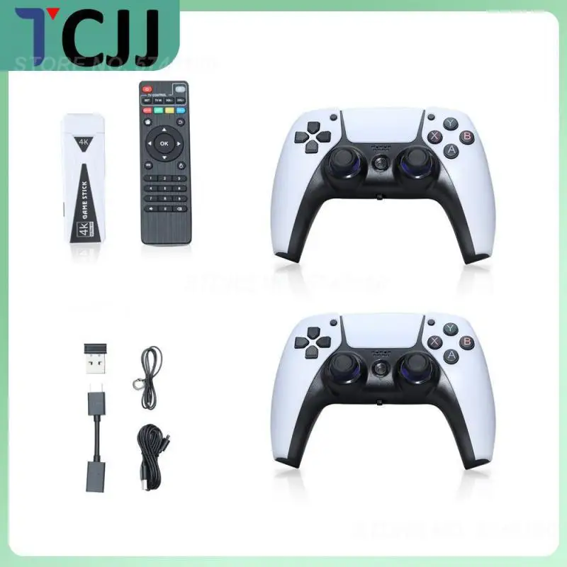 

Portable 2.4g Wireless Gaming Stick Tv Connection Game Retro Handheld 64g Dual Rocker Video Games Console Consumer Electronics