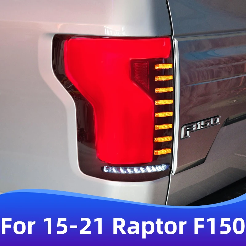 

Для 2015-2019 Ford Raptor F150 задний фонарь в сборе модифицированный LTD динамический задний фонарь поворотный сигнал DRL