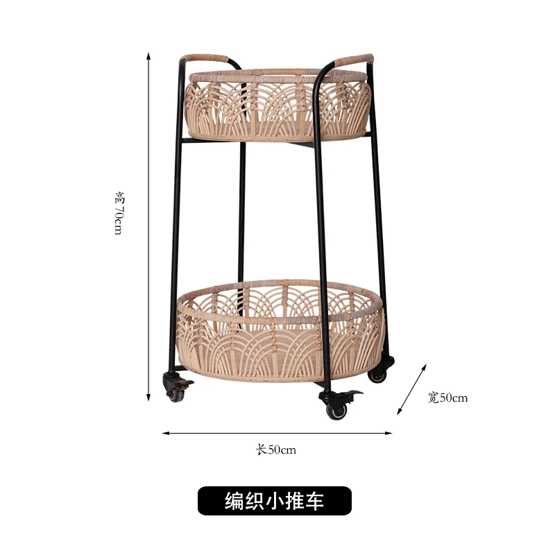 Итальянский дизайн сидячий диван столы для хранения из ротанга современный