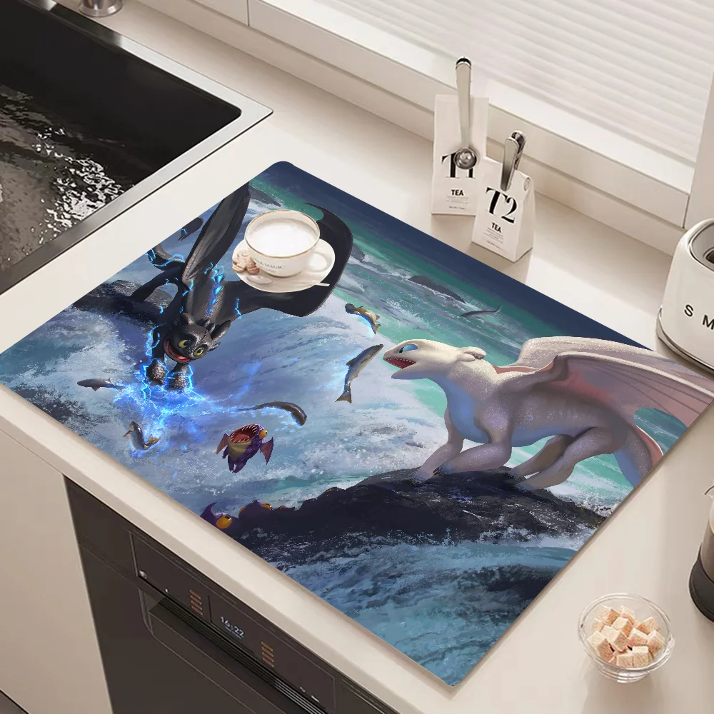 Кофейный коврик с надписью How To T-Train Your D-Dragon