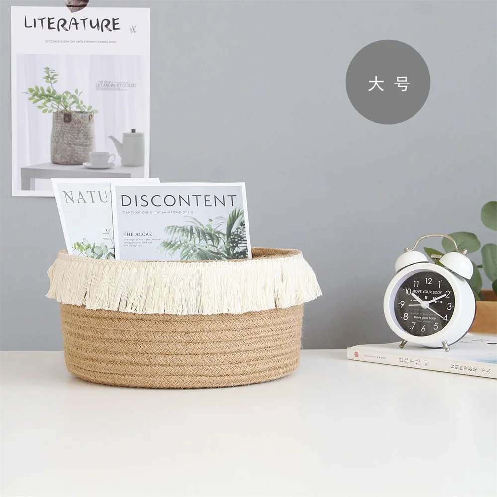 

Light And Lovely Finishing Frame Gift Storage Basket Desktop Organizer Multipurpose Storage Accessories Home Decor And-woven