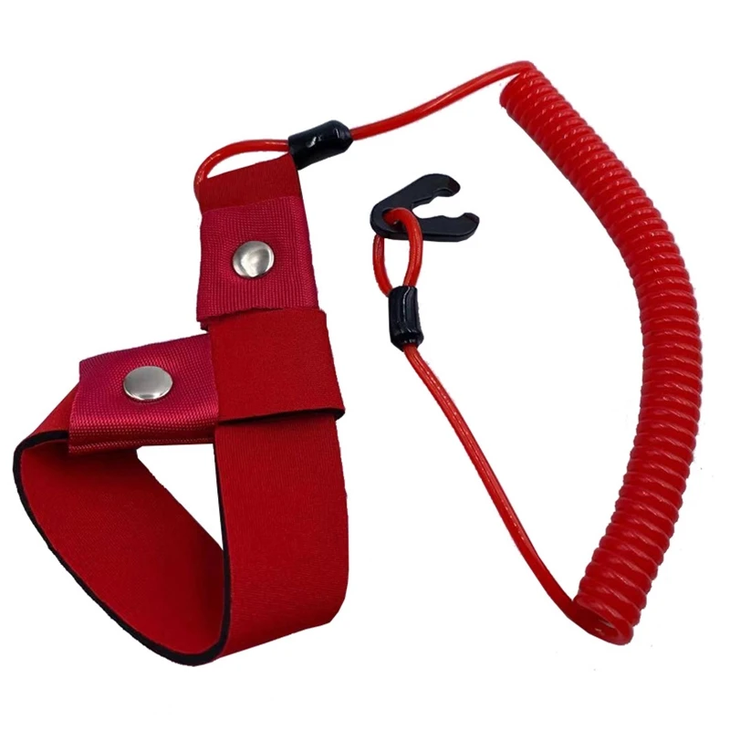 

Universal Boat Marine Bike Engine Emergency Stop Kill Switch Safety Tether Lanyard Compatible with Marine Outboard Motor