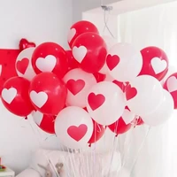 10pcs 12 inch red love heart latex balloons wedding confession anniversary decoration valentines day marriage gift helium ball