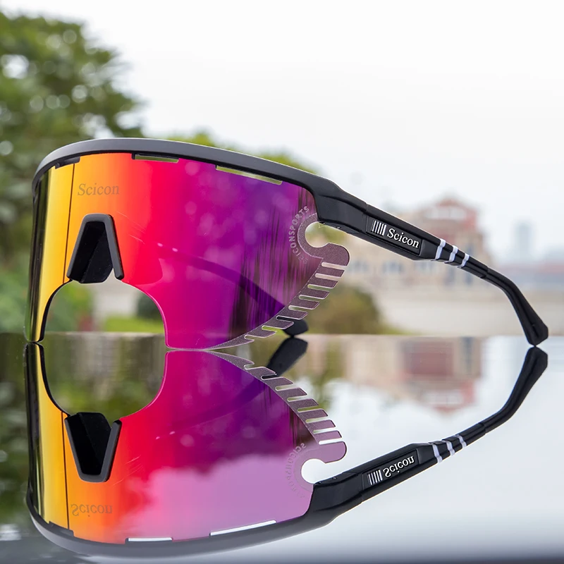 

2022 Sports Photochromic Cycling Glasses Road Bicycle Glasses Men Outdoor Polarized Cycling Sunglasses Bicycle Eyewear Wholesale