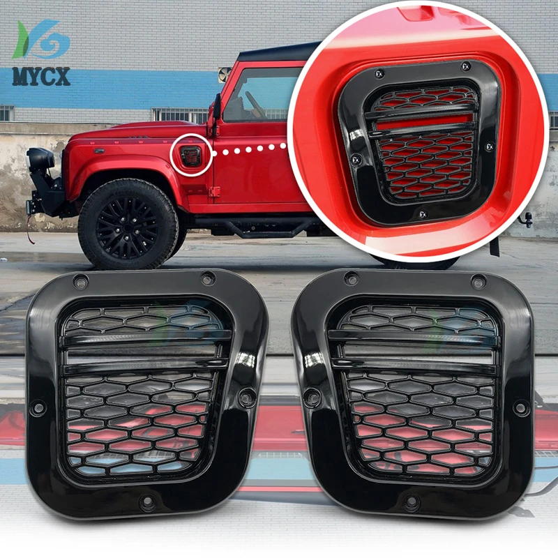 

2x for Land rover defend parts Side Vent Grille Tuning Car auto parts tuning air side vents Grille