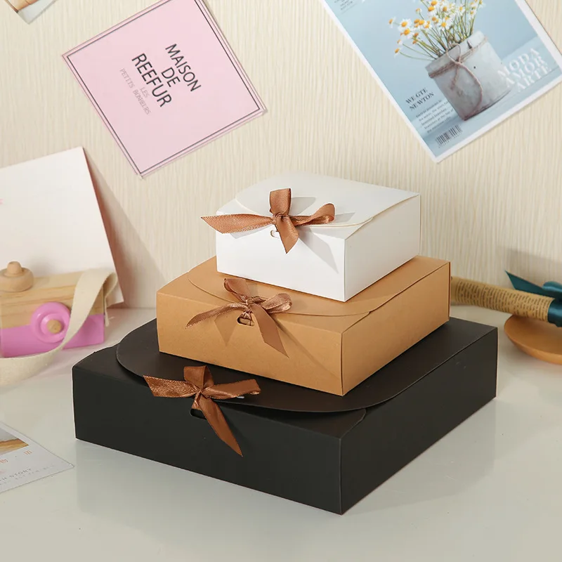 

6/12pcs Gift Box Event Party Supplies Packaging Wedding Birthday Customized Handmade Candy Chocolate Valentines Day Clothes