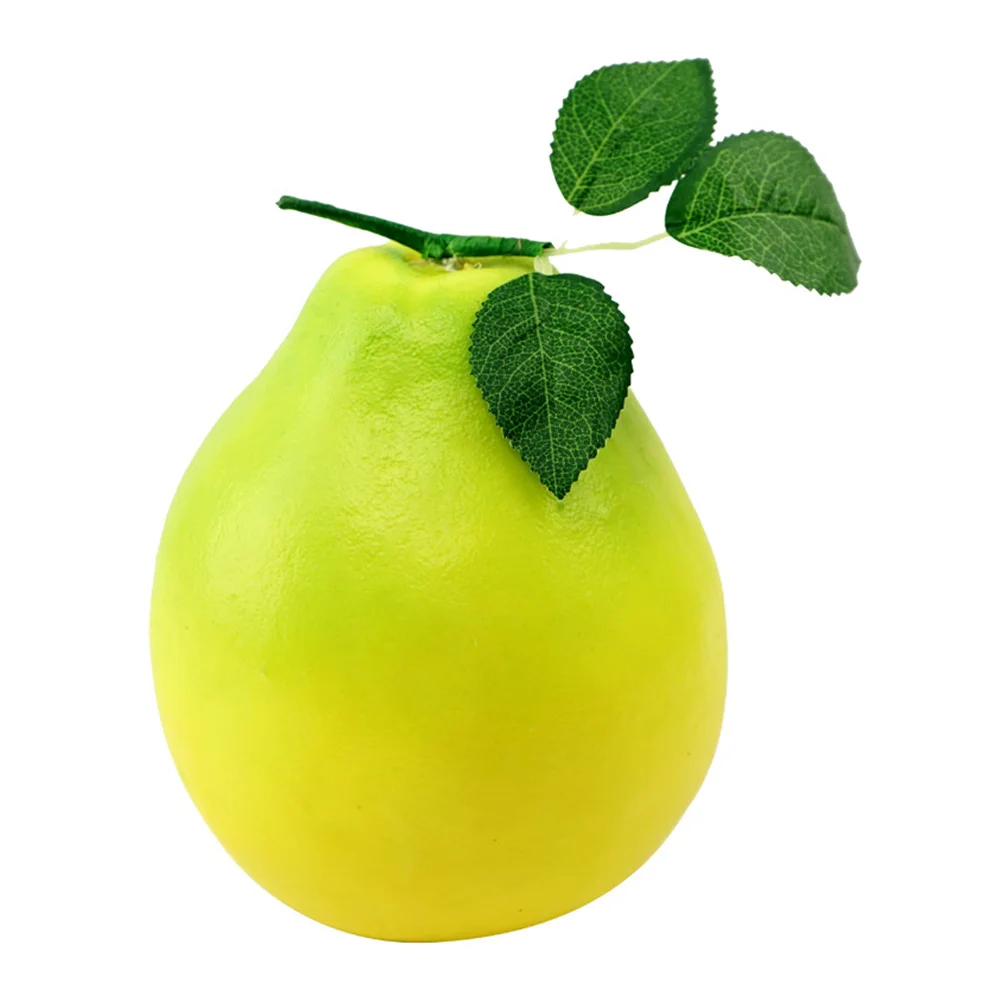 

1Pc Emulation Grapefruit Model Fruit Decor Chic Photo Prop Light Green