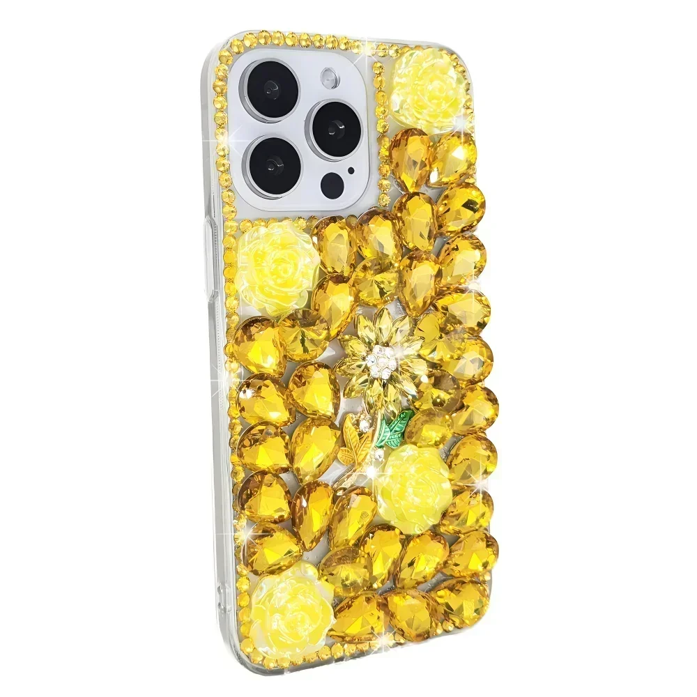 Чехлы со стразами для Samsung Galaxy S24 S23 S22 S21 S20 S10 S9 Ultra Plus FE Чехол с бриллиантами Case