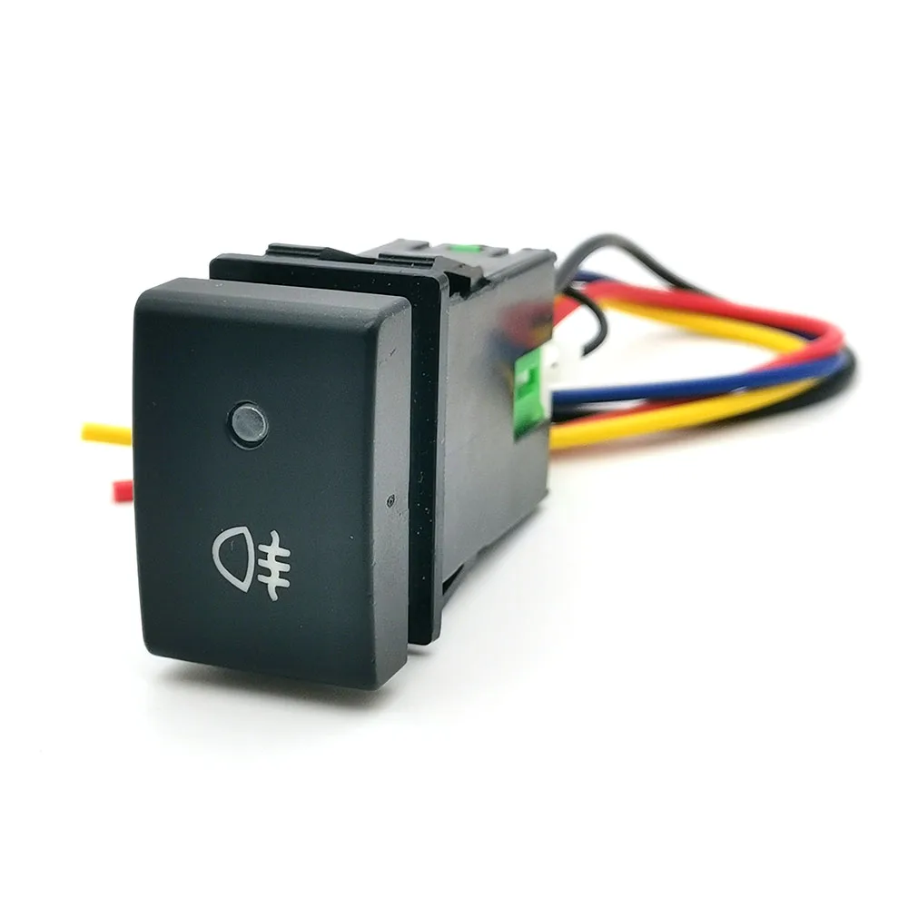 1 шт. модифицированный переключатель, подходящий для Suzuki Jimny 2010-2015, автомобильный светодиодный DRL, силовой радар, противотуманный фонарь, кнопка переключения прожектора с проводом